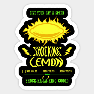 Shocking Lemon v6 Sticker